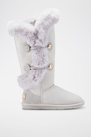 Botas de piel ovina - Gris claro