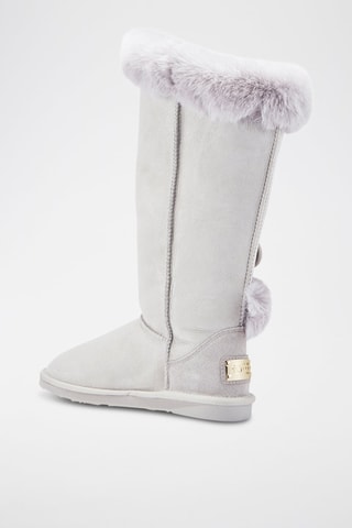 Botas de piel ovina - Gris claro