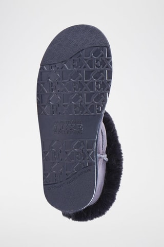 Botas de piel ovina - Azul marino