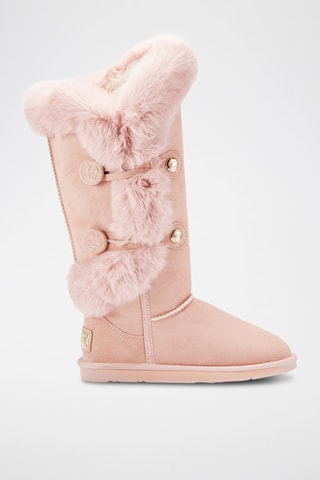 Botas de piel ovina - Rosa