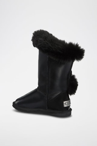 Botas de piel ovina - Negro