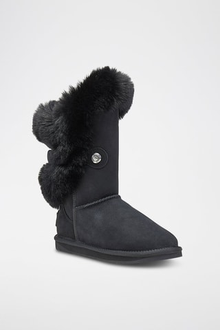 Botas de piel ovina - Negro