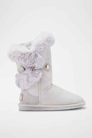 Botas de piel ovina - Gris claro