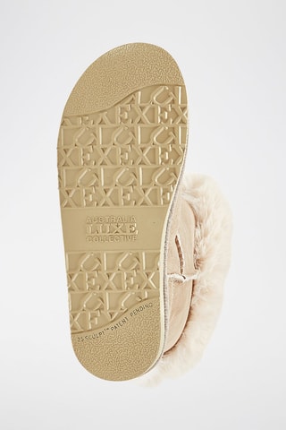 Botas de piel ovina - Beige