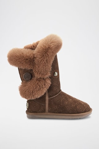 Botas de piel ovina - Marrón