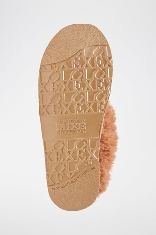 Botines de piel ovina forrados - Beige