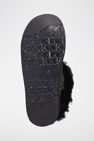 Botines de piel ovina forrados - Negro