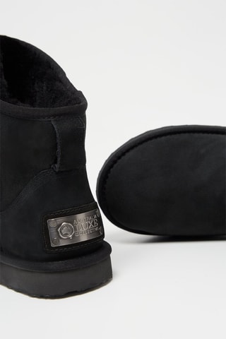 Botines de nobuk - Negro