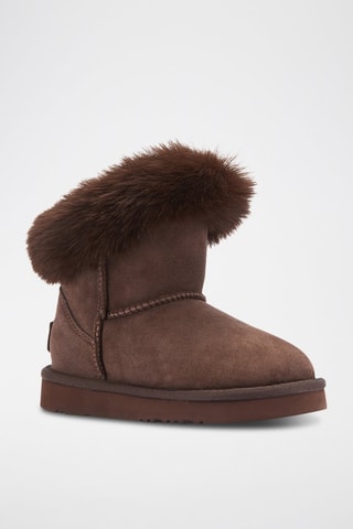 Botines de piel ovina - Marrón