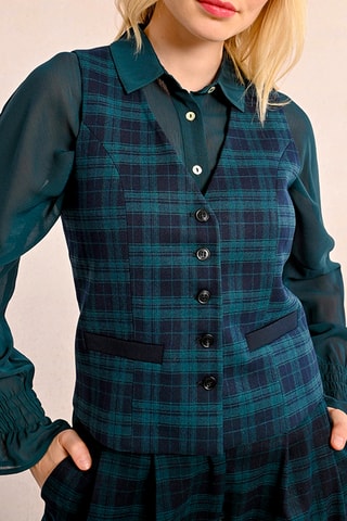 Chaleco de traje - Azul marino - Molly Bracken