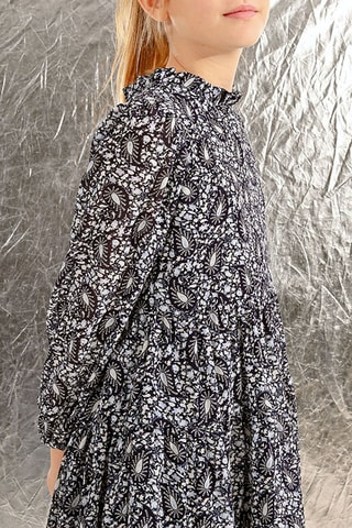 Vestido evasé - Negro - Molly Girl