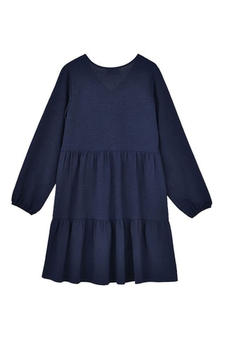 Vestido trapecio - Azul marino - Molly Girl