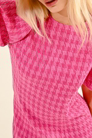 Rechte Jurk - Fuchsia - Lili Sidonio