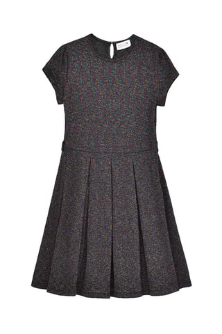 Vestido evasé - Negro jaspeado - Molly Girl