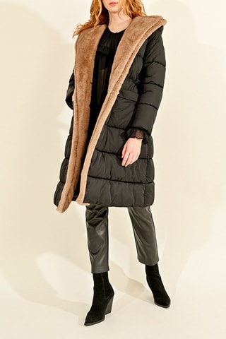 Piumino con cappuccio - Nero - Molly Bracken