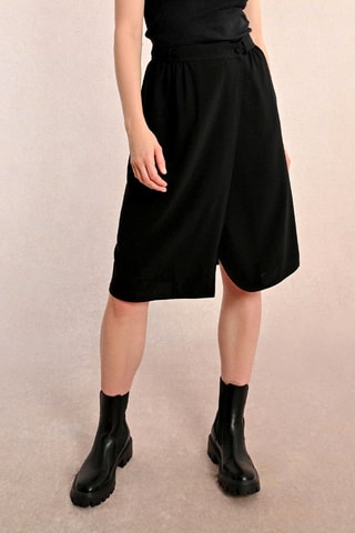 Falda cruzada - Negro - Molly Bracken