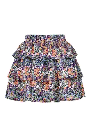 Rok met Ruches - Zwart   - Molly Girl