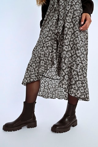 Falda midi - Negro - Lili Sidonio