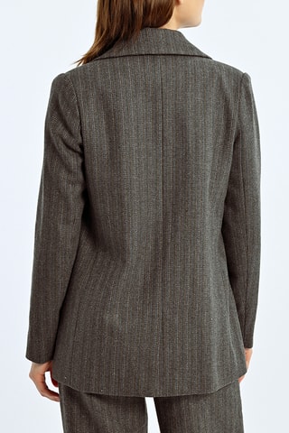 Wollen Blazer Grijs - Lili Sidonio