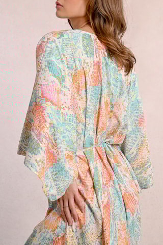 Blouse-jurk - Turquoise