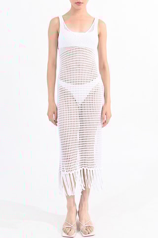 Vestido recto - Blanco - Lili Sidonio