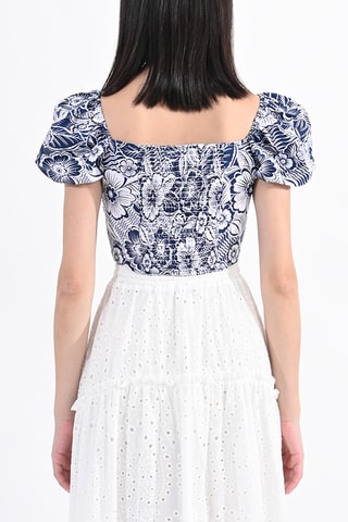 Crop top - Azul - Lili Sidonio