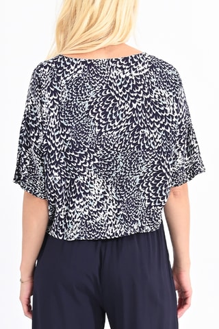Blusa anudada - Azul noche - Molly Bracken