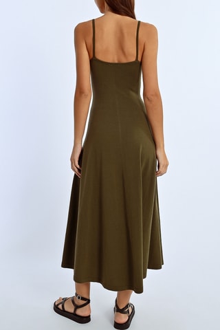 Lange Jurk - Kaki