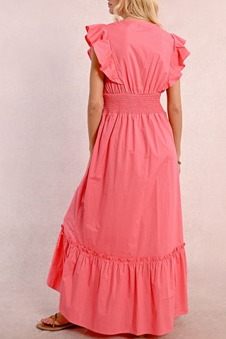 Vestido largo - Coral