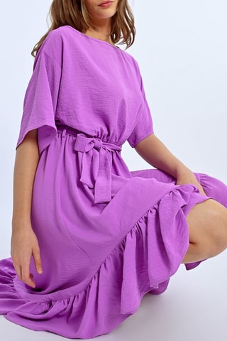 Vestido evasé - Violeta