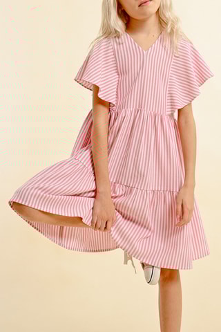 Trapezium Jurk - Roze