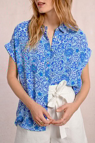 Camisa - Azul cobalto