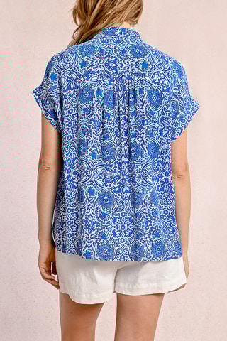 Camisa - Azul cobalto