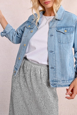 Spijkerjasje - Lichtblauw