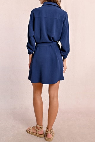 Rechte Jurk - Marineblauw