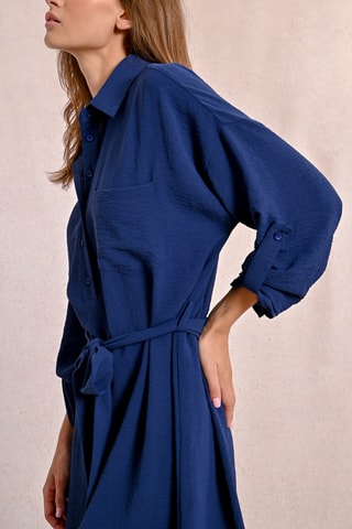 Rechte Jurk - Marineblauw