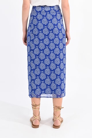 Falda midi - Azul rey - Molly Bracken