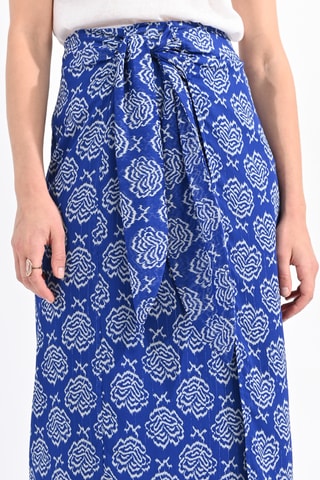 Falda midi - Azul rey - Molly Bracken