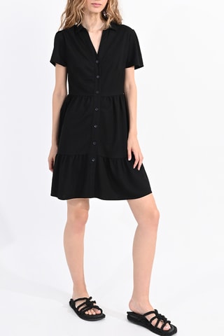 Vestido camisero - Negro - Lili Sidonio