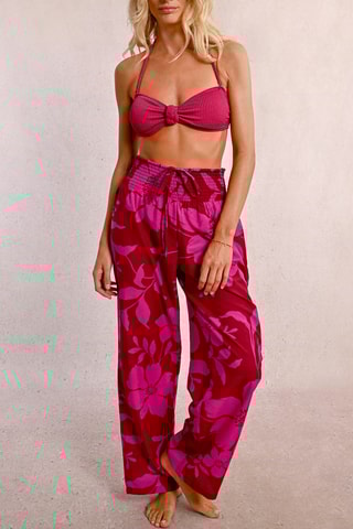 Pantalón - Rojo y fucsia