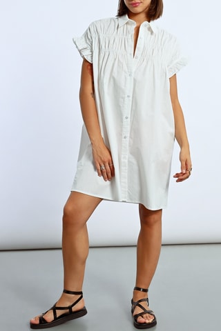 Vestido camisero - Blanco