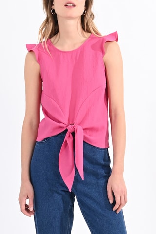 Top anudado - Rosa - Molly Bracken