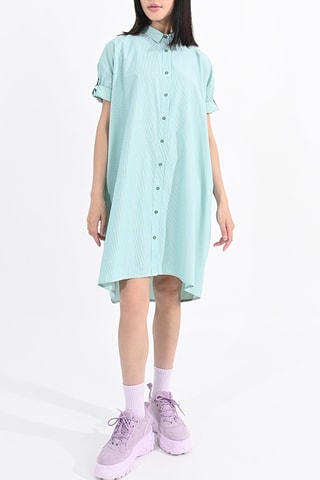 Vestido camisero - Verde agua - Lili Sidonio