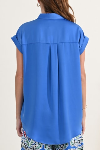 Camisa - Azul cobalto - Molly Bracken