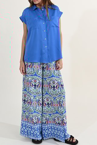 Camisa - Azul cobalto - Molly Bracken