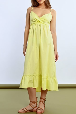 Vestido midi - Amarillo
