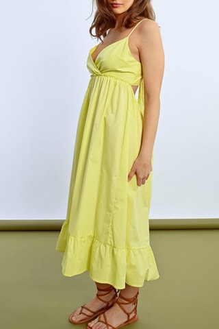 Vestido midi - Amarillo