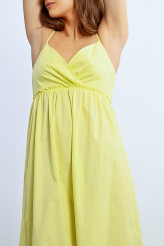 Vestido midi - Amarillo