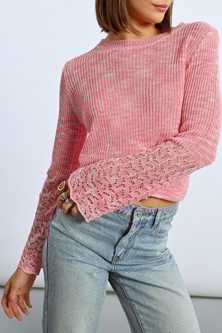 Trui - Gemêleerd Roze