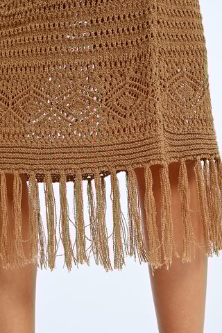 Vestido de tubo - Marrón claro